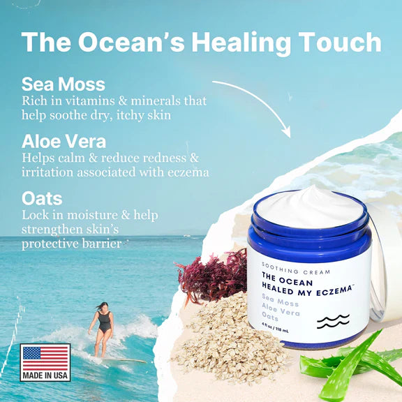 Natural Soothing Cream with Sea Moss & Oats